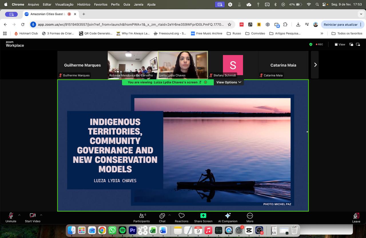 Egressa do PPGDIR/UFAM é convidada para apresentar pesquisa na Universidade de Pittsburgh (EUA)
