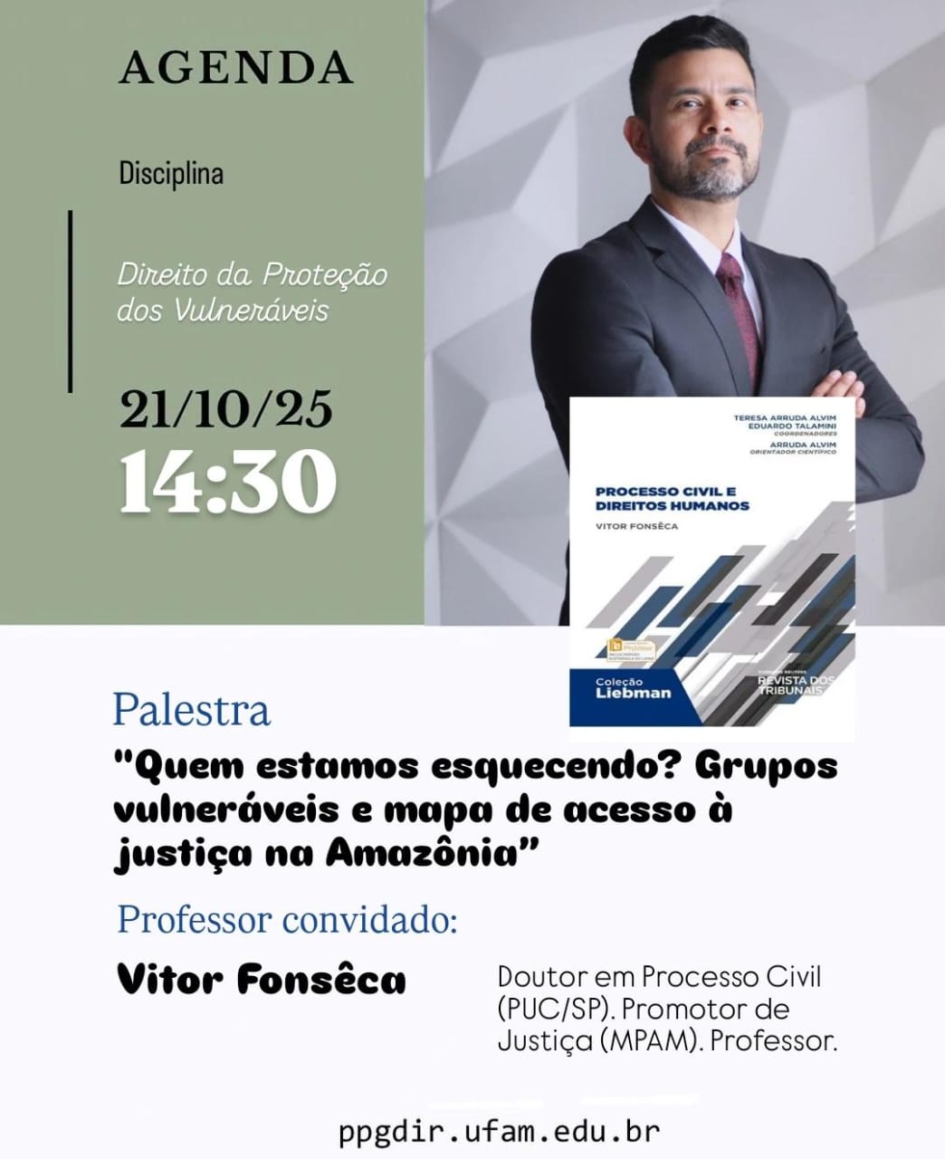 Palestra - Quem estamos esquecendo? Grupos Vulneráveis e mapa de acesso à justiça na Amazônia
